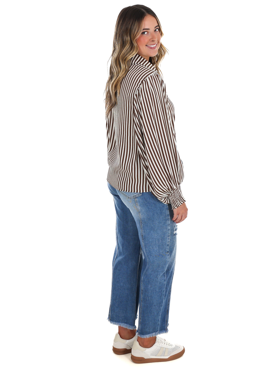 Airy Lines Stripe Top
