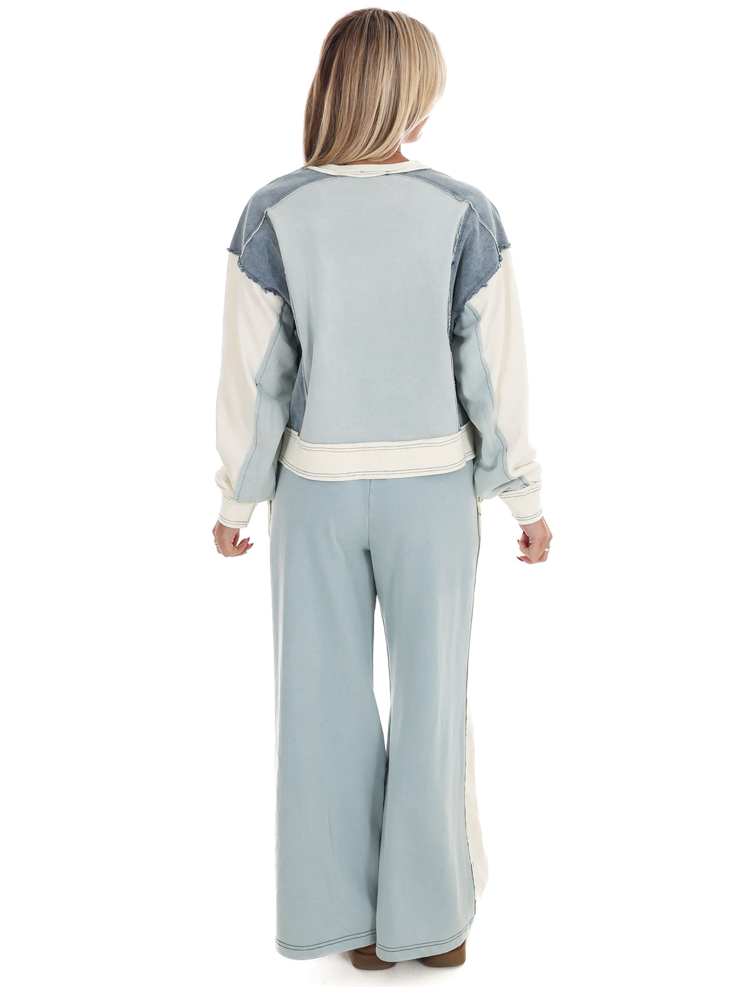 Just Getting Started Colorblock Pullover