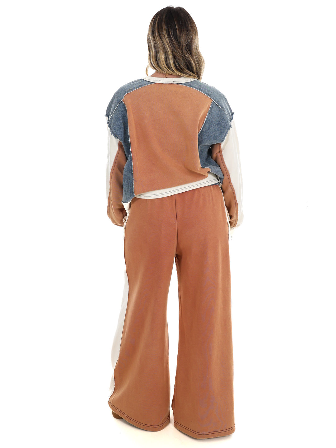 Just Getting Started Colorblock Pullover