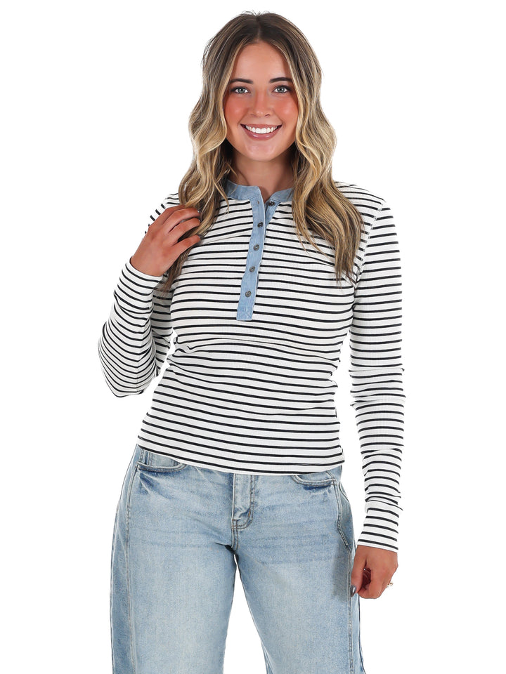 The Happy Striped Top