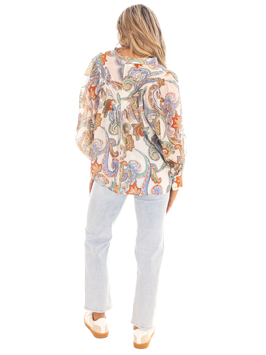 Graceful Beauty Paisley Print Top