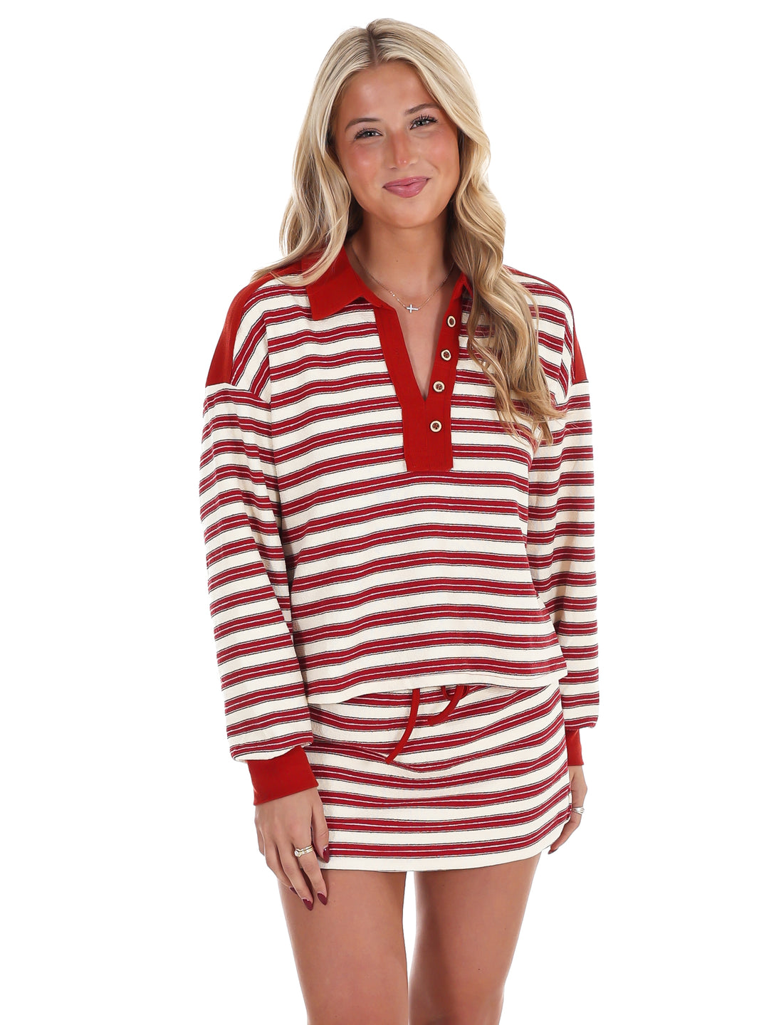 Striped with Love Two Piece Set