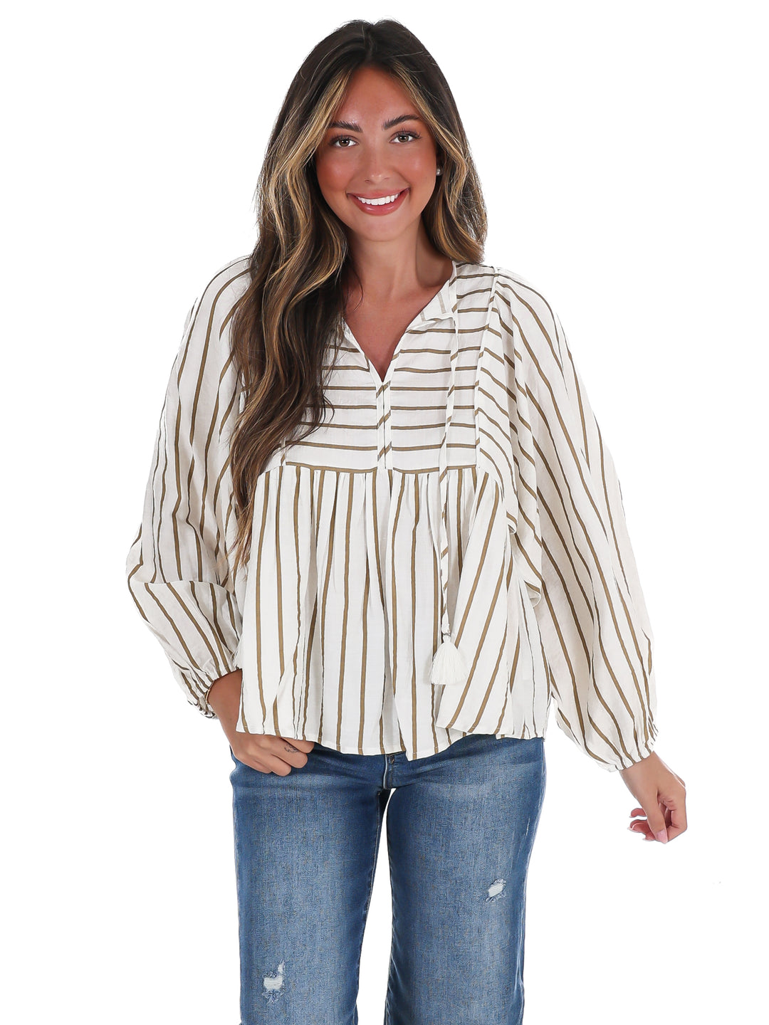 Classic Charm Stripe Top