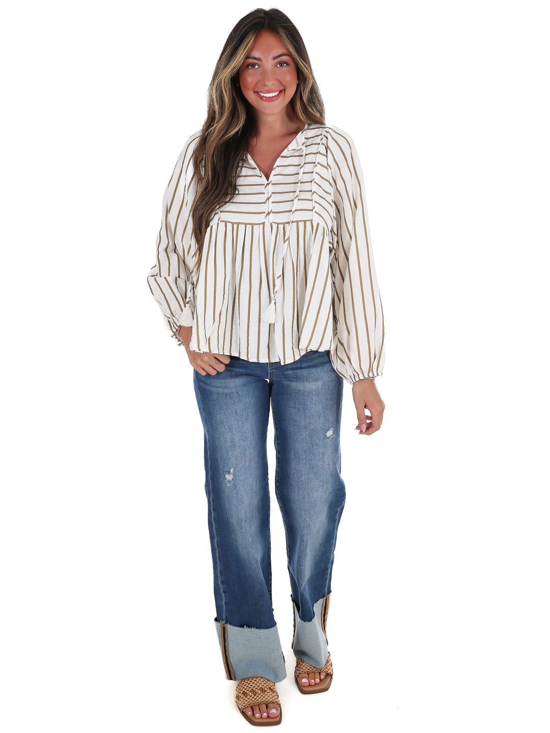 Classic Charm Stripe Top