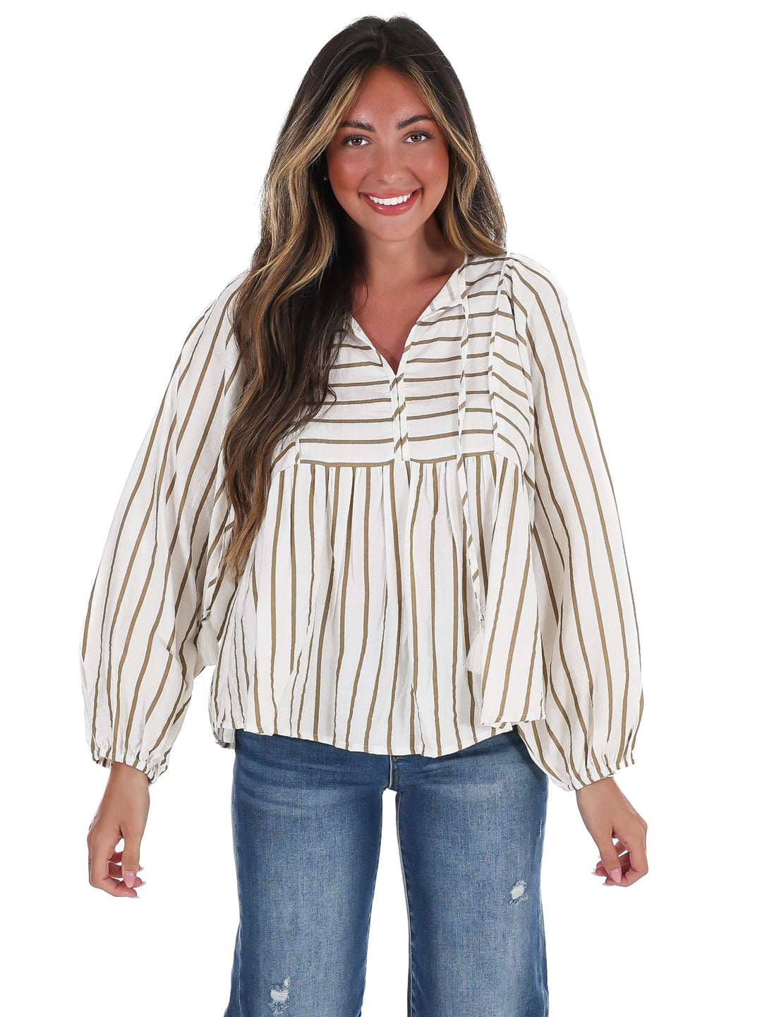 Classic Charm Stripe Top