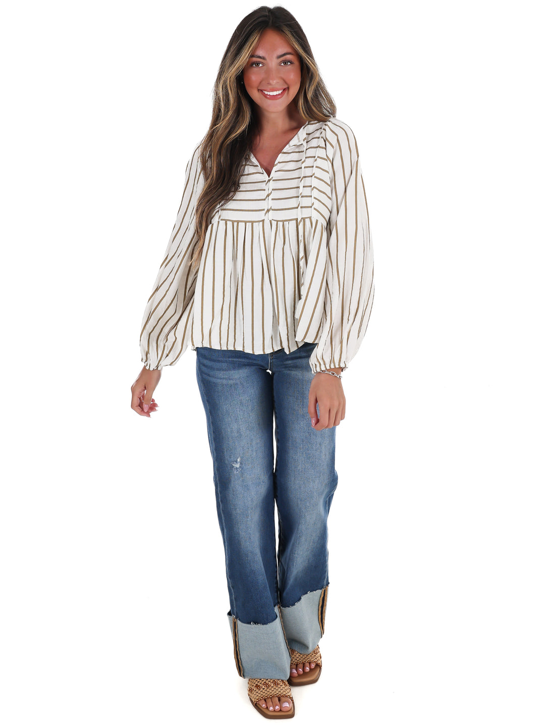 Classic Charm Stripe Top