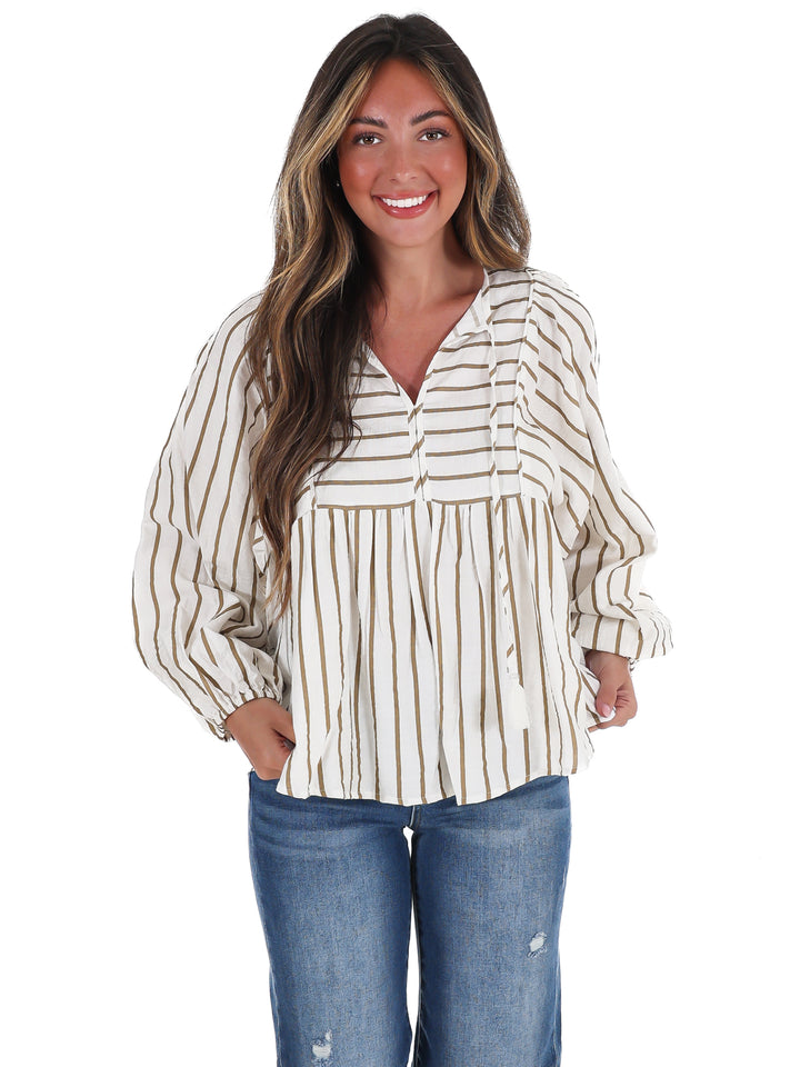 Classic Charm Stripe Top