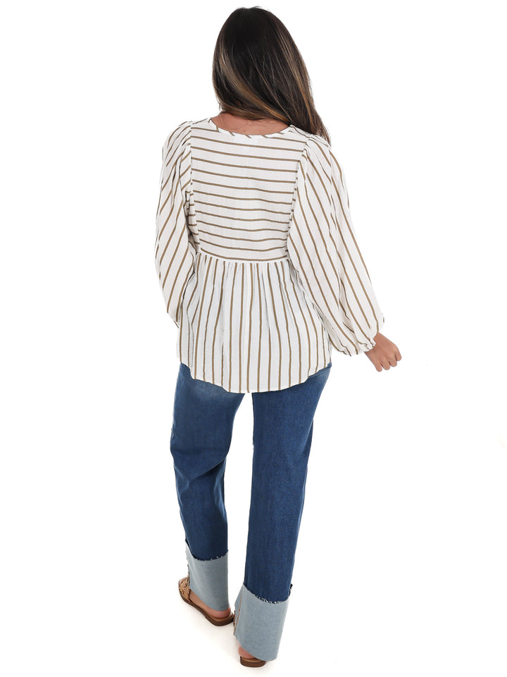 Classic Charm Stripe Top