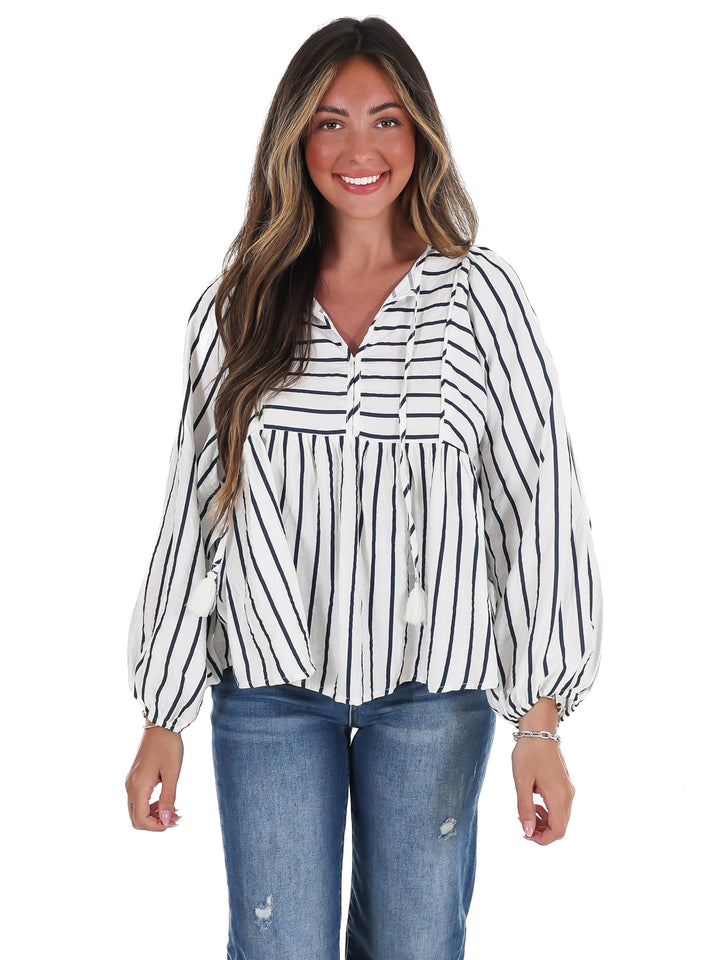 Classic Charm Stripe Top