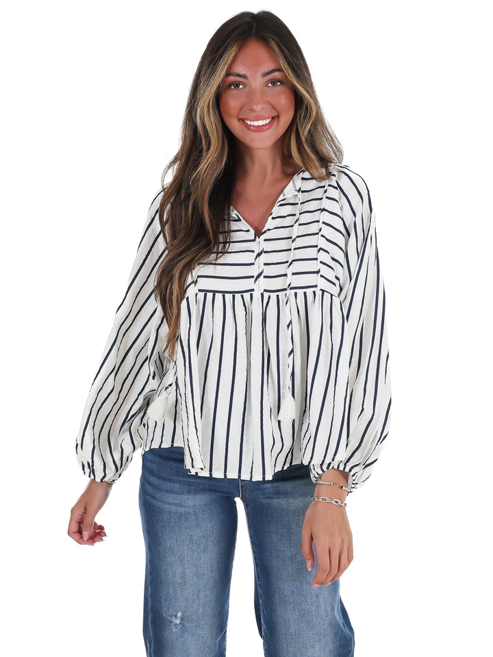 Classic Charm Stripe Top