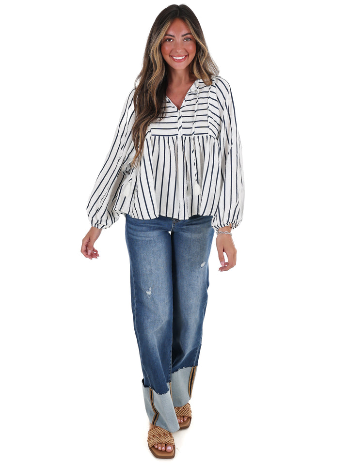 Classic Charm Stripe Top