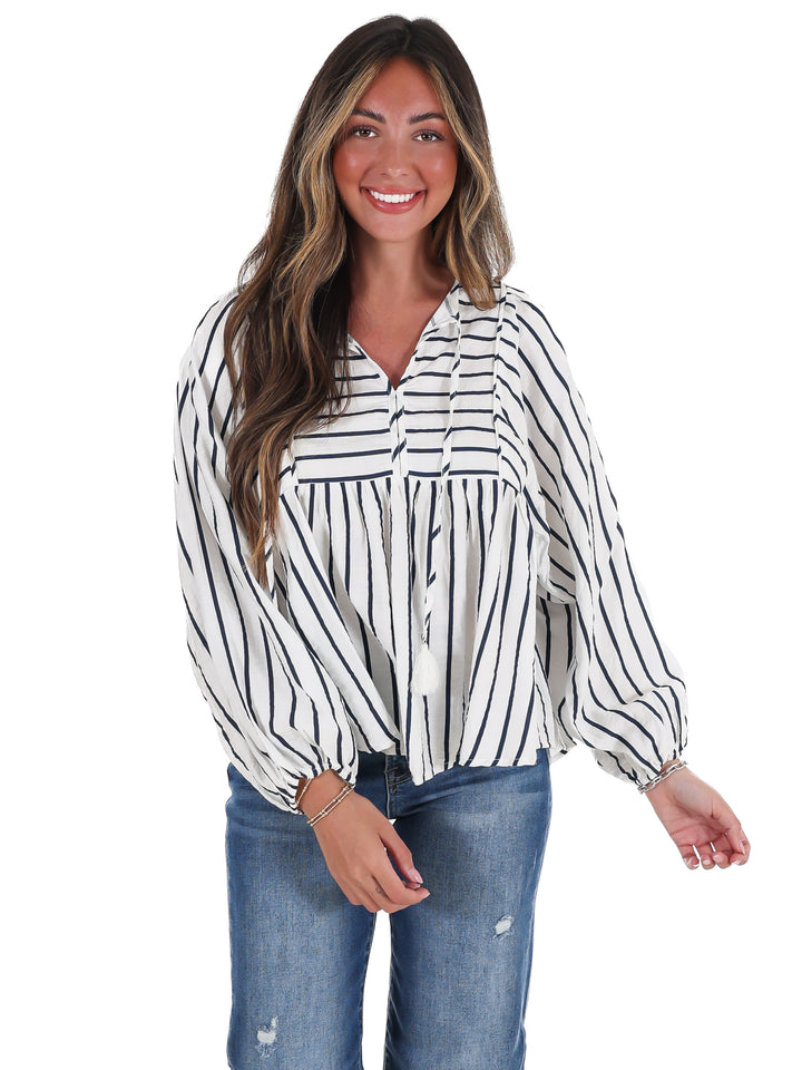 Classic Charm Stripe Top