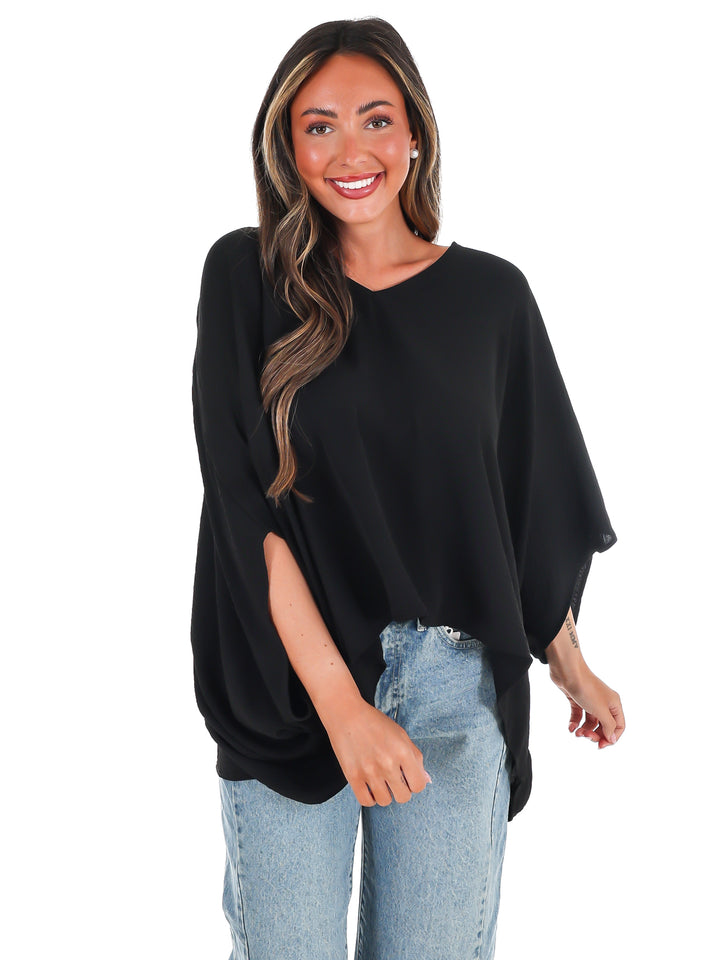 Relaxed Luxe Oversized Top