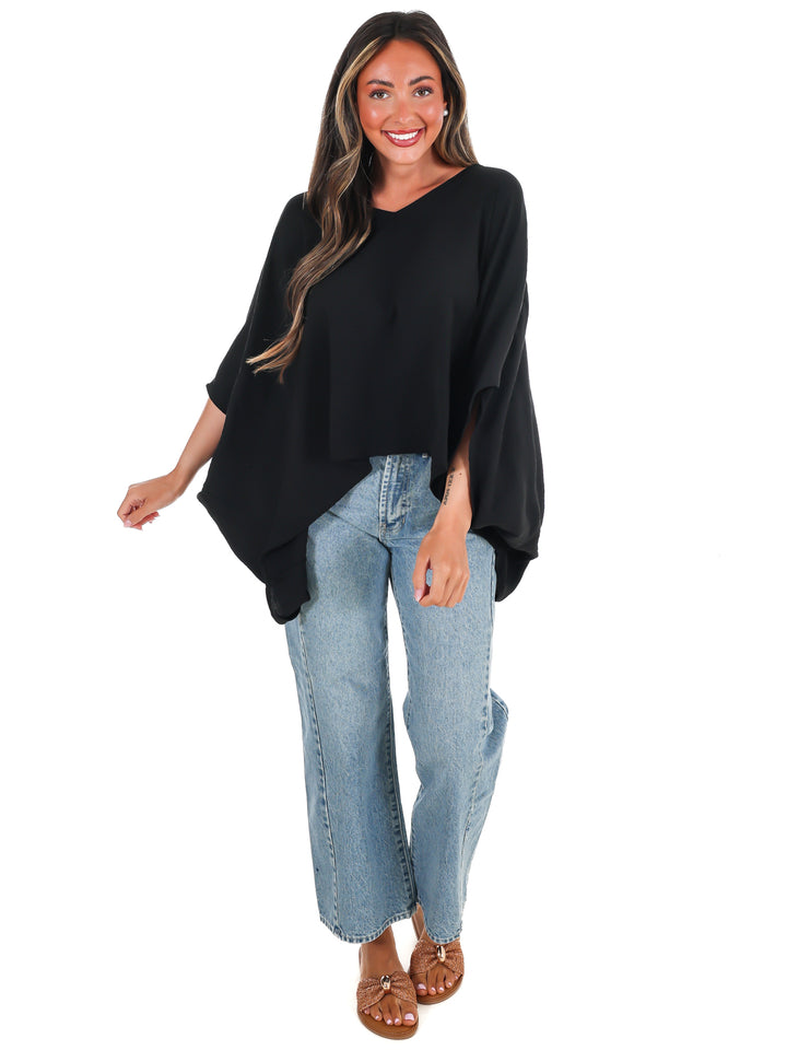 Relaxed Luxe Oversized Top