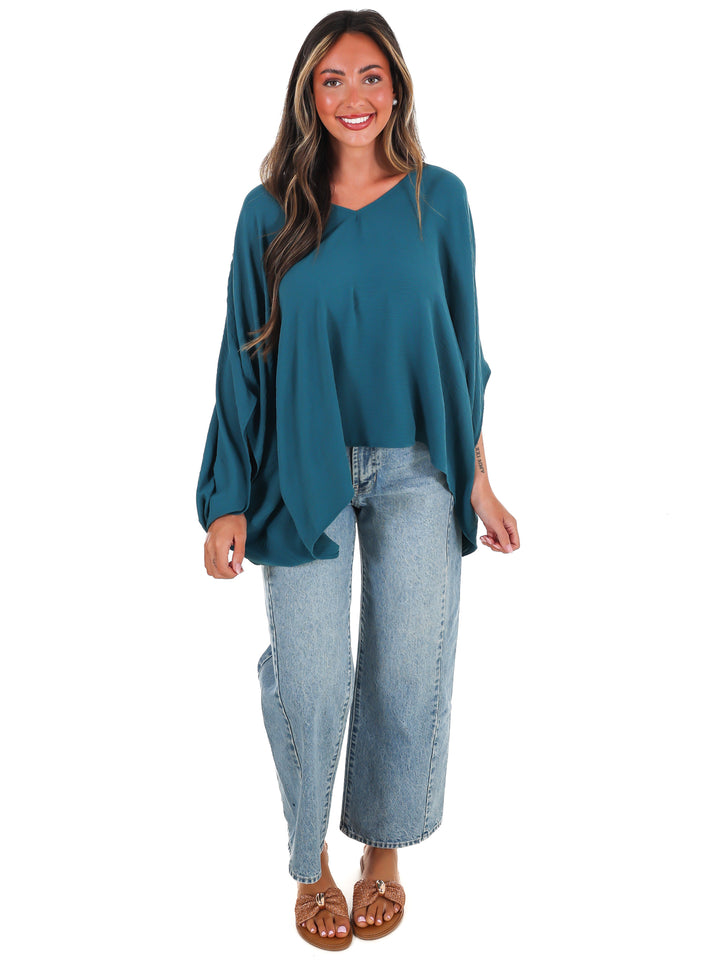 Relaxed Luxe Oversized Top