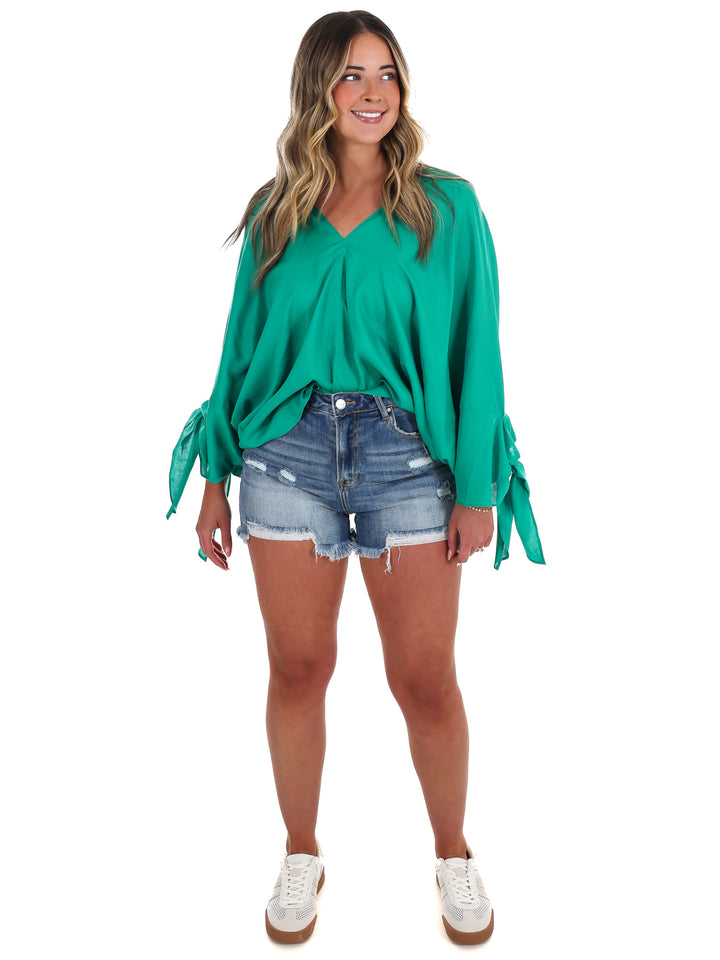 Tied Together Satin Top