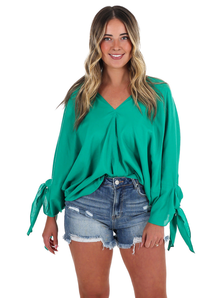 Tied Together Satin Top