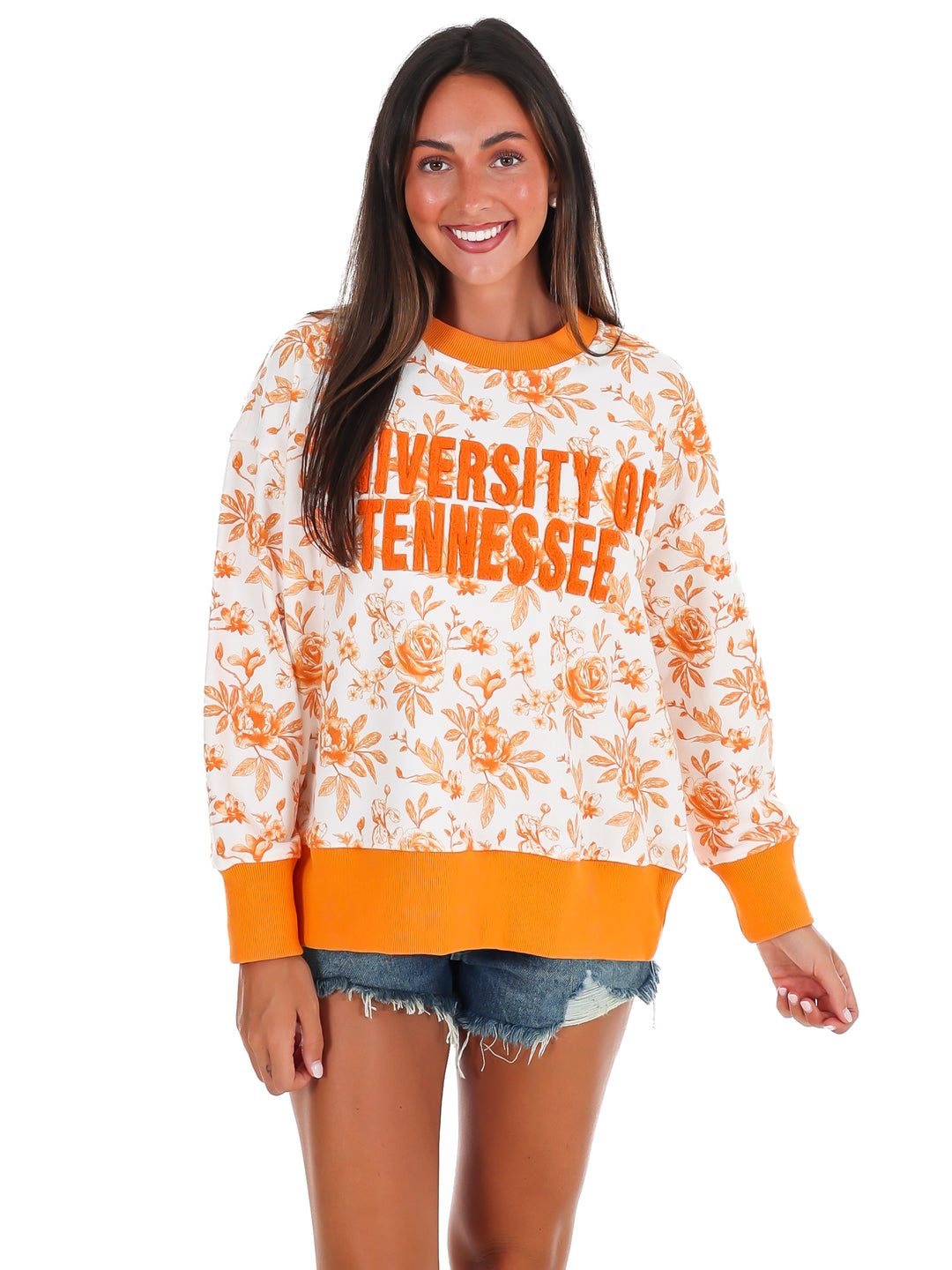 Tennessee Floral Toile Sweatshirt