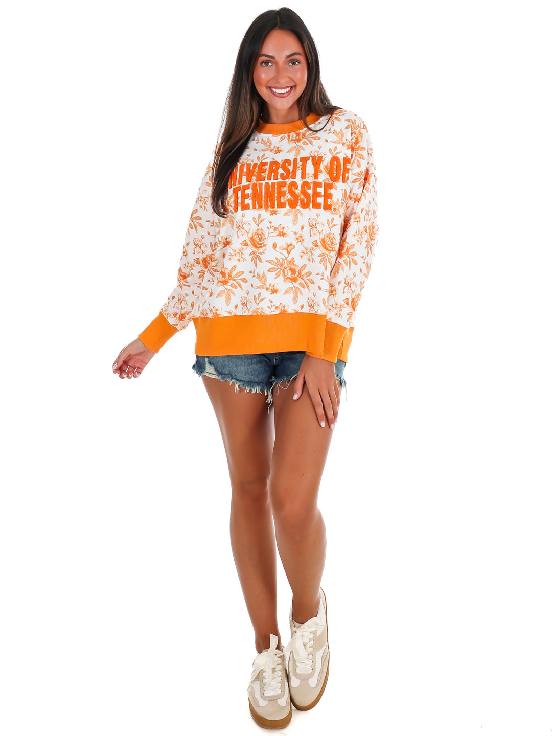 Tennessee Floral Toile Sweatshirt