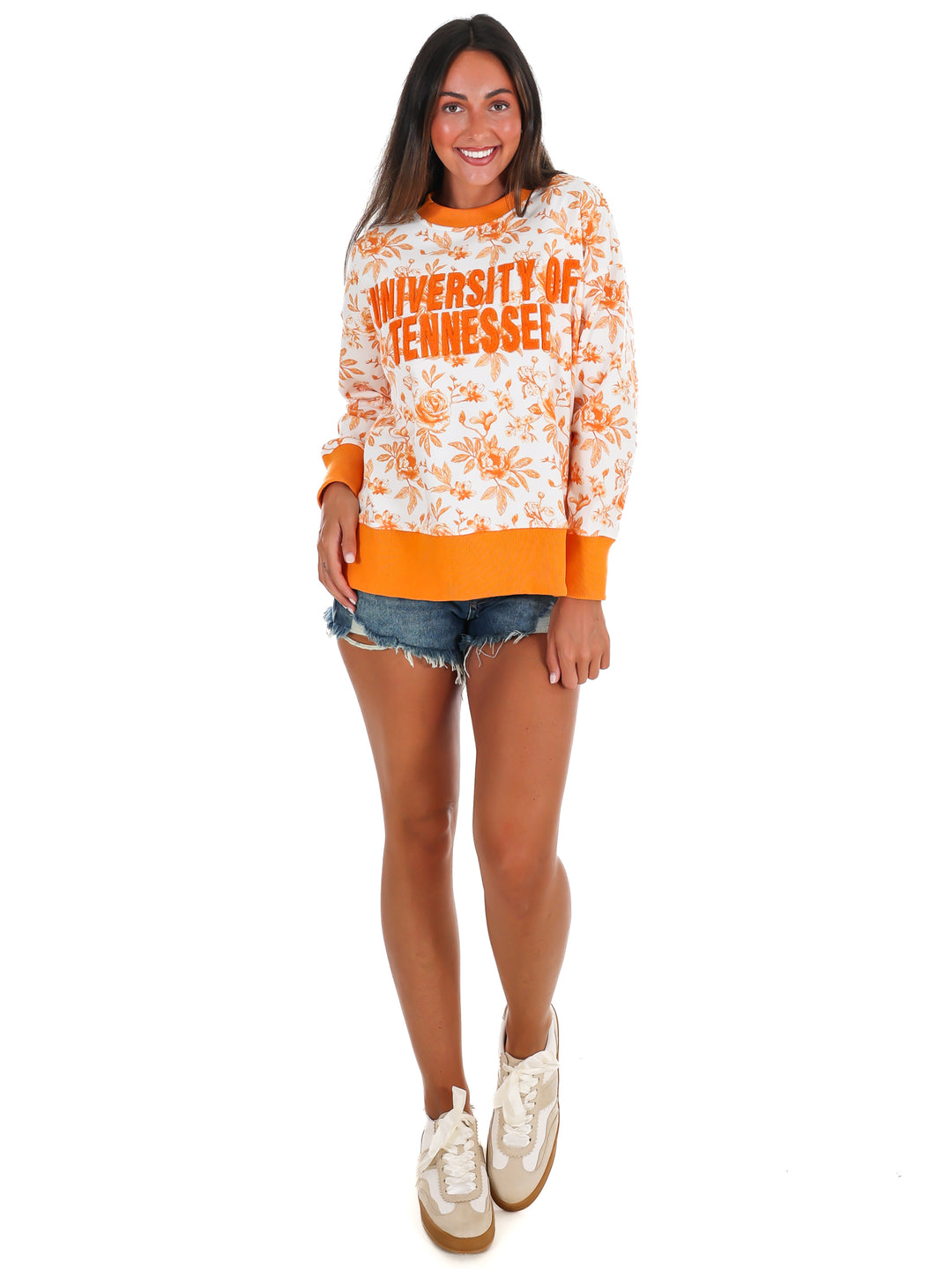 Tennessee Floral Toile Sweatshirt