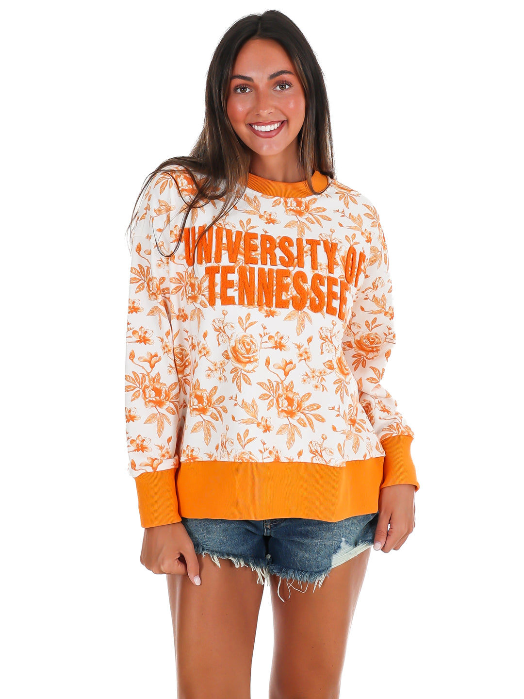 Tennessee Floral Toile Sweatshirt