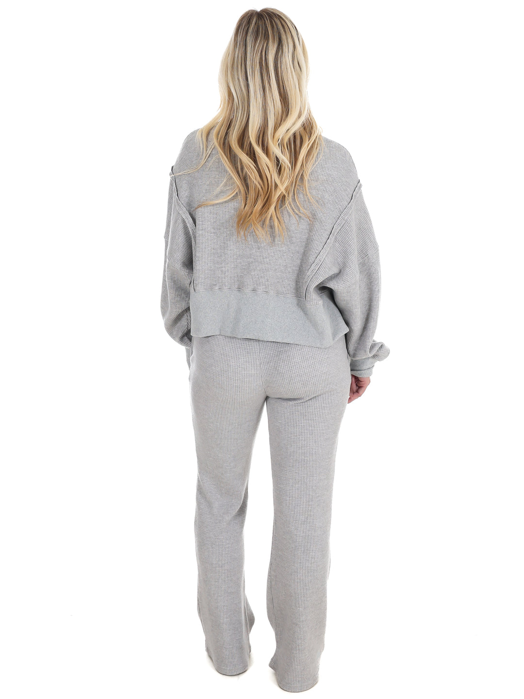 All Day Cozy Waffle Knit Sweater Set