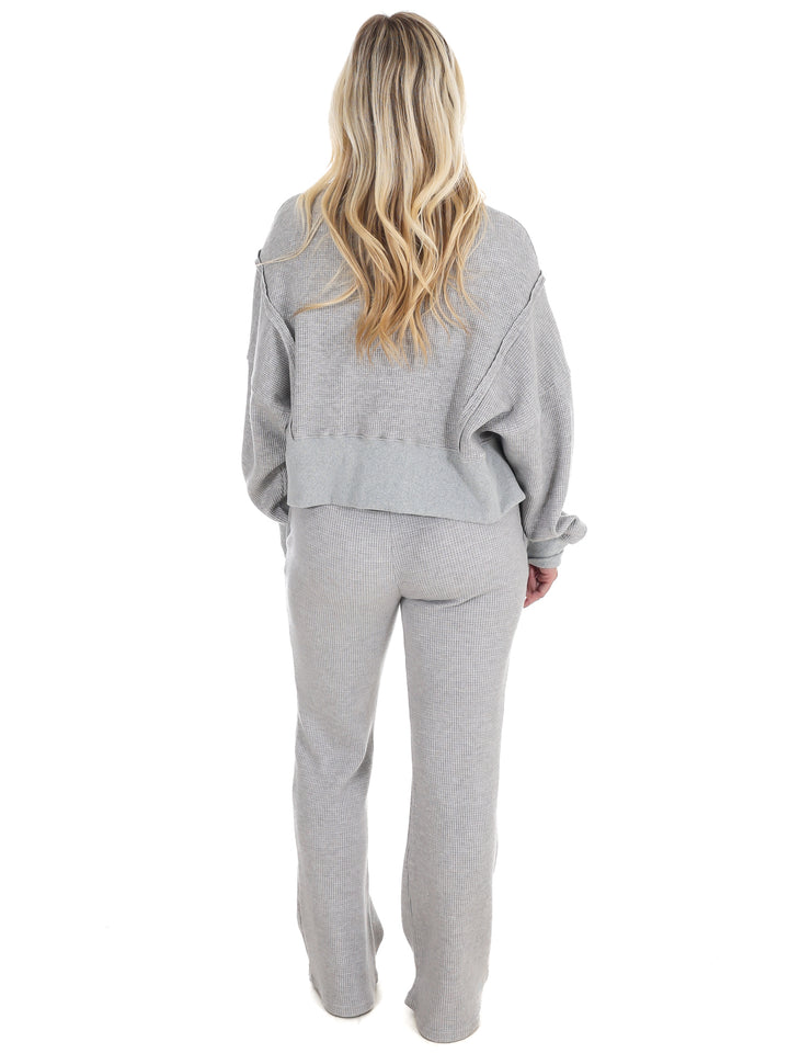 All Day Cozy Waffle Knit Sweater Set