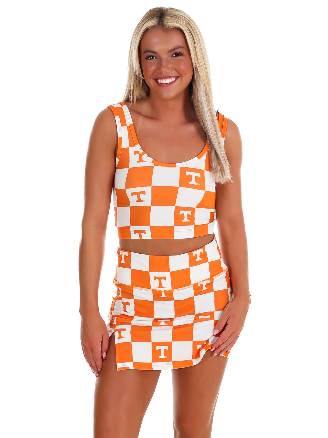 Checkerboard Power T Skort