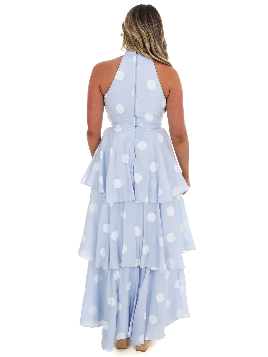 In Our Moment Polka Dot Maxi Skirt Set