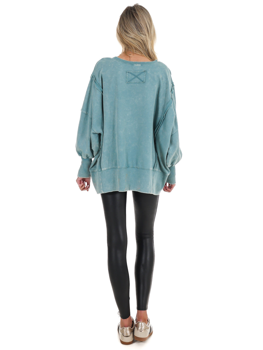 Lovely Life Acid Wash Sweatshirt