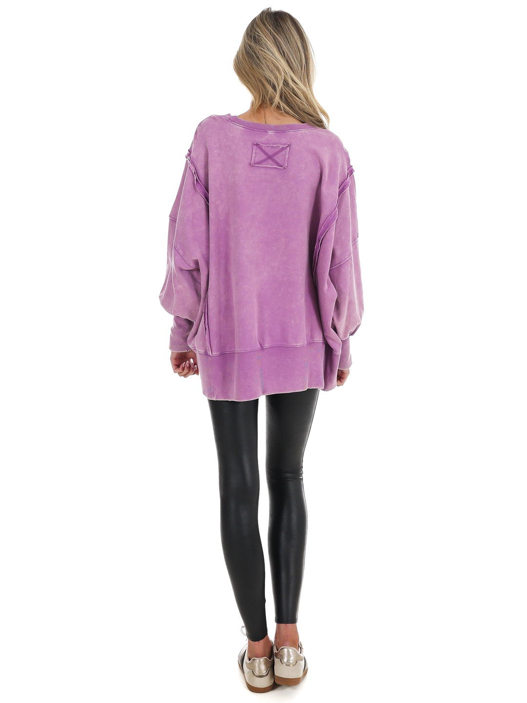 Lovely Life Acid Wash Sweatshirt