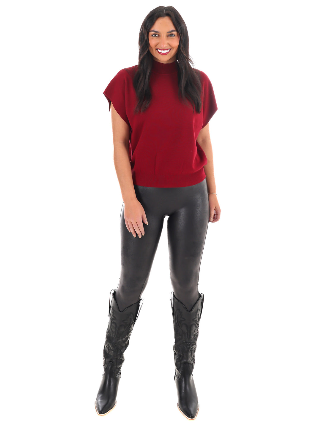 Simple Chic Mock Neck Sweater