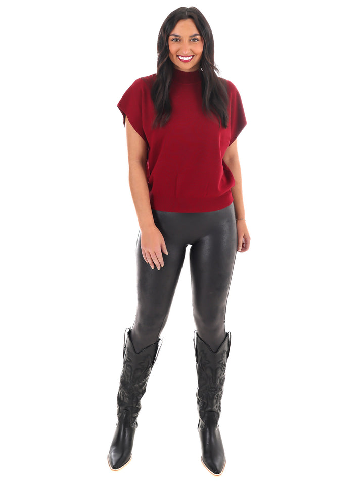 Simple Chic Mock Neck Sweater