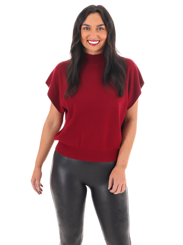 Simple Chic Mock Neck Sweater