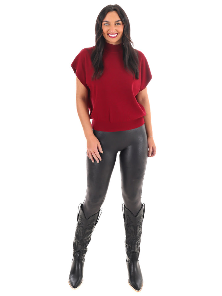 Simple Chic Mock Neck Sweater
