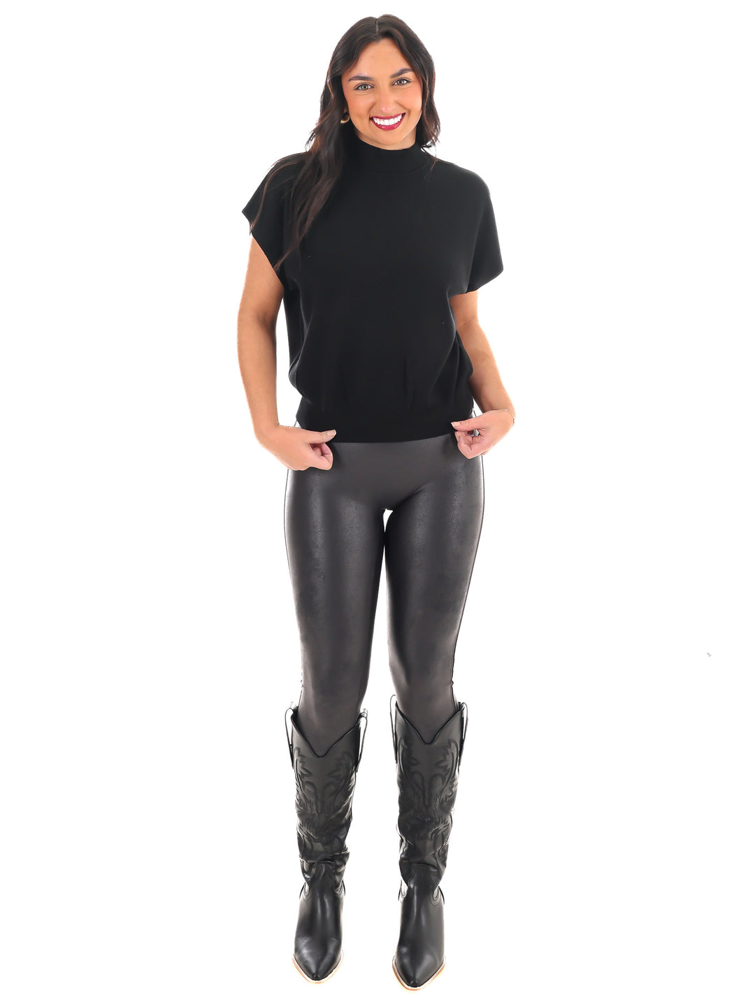 Simple Chic Mock Neck Sweater