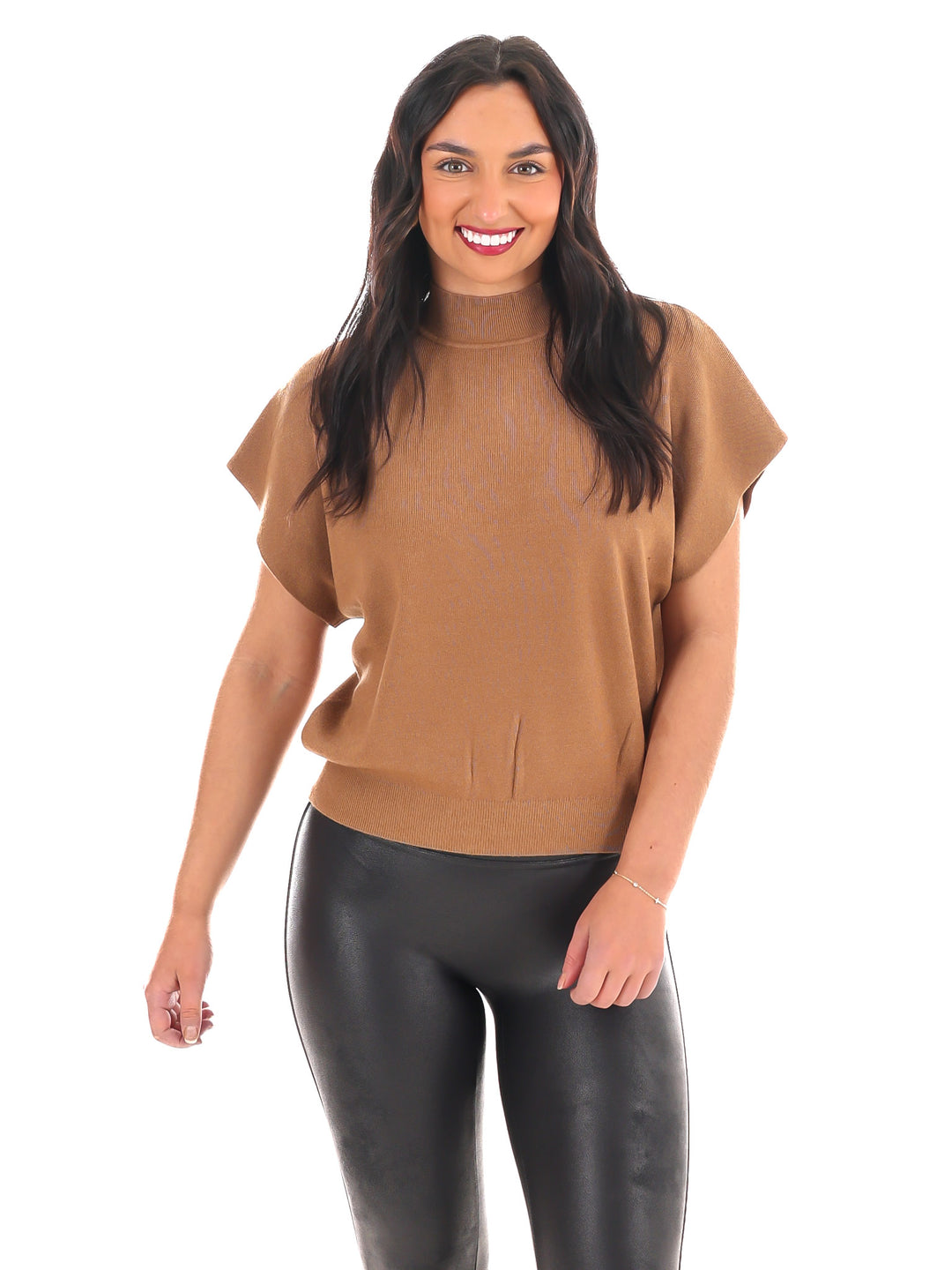 Simple Chic Mock Neck Sweater