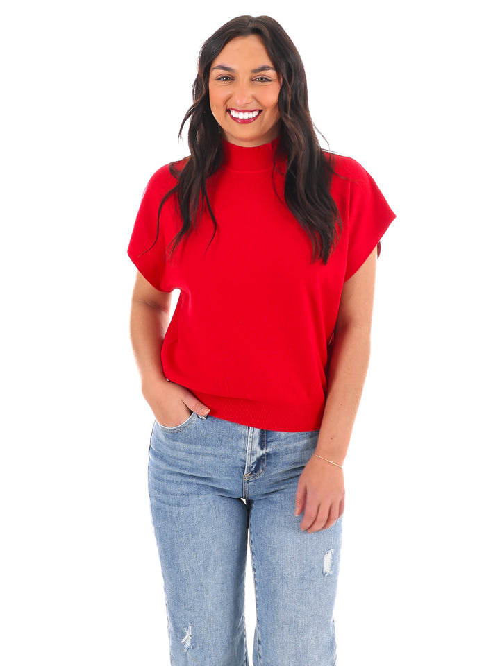 Simple Chic Mock Neck Sweater