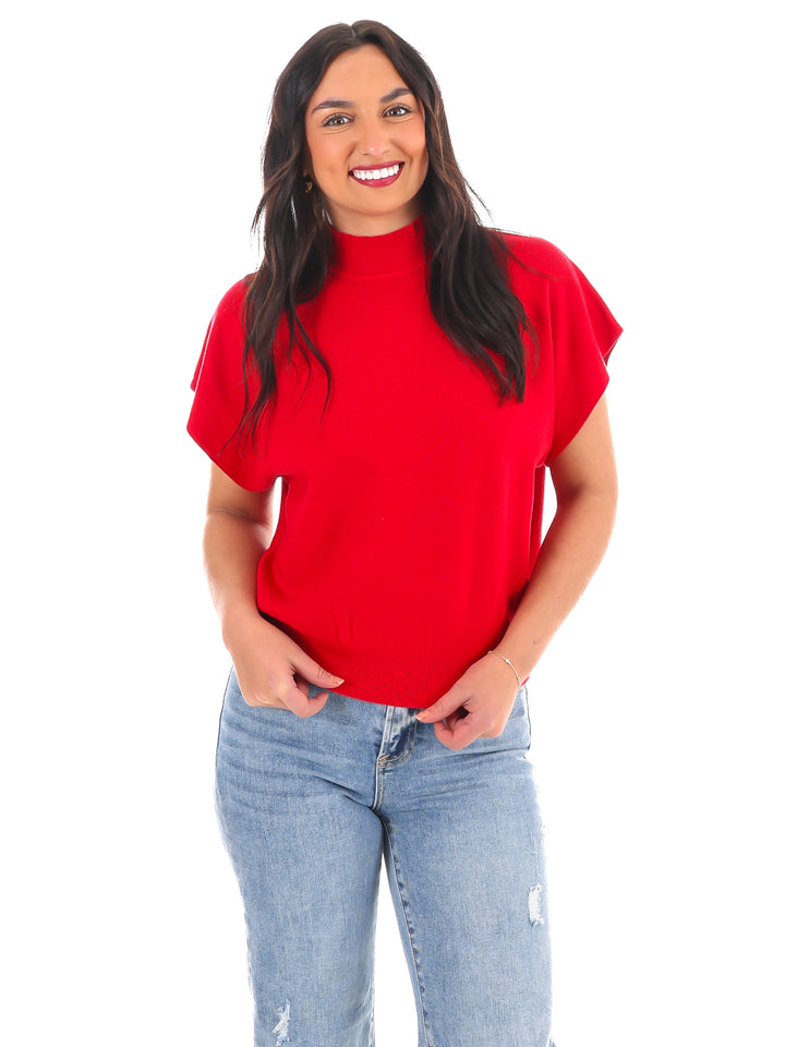 Simple Chic Mock Neck Sweater