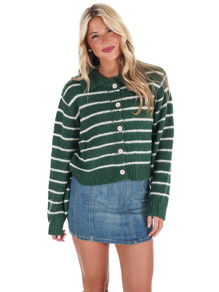 All to Yourself Stripe Cardigan
