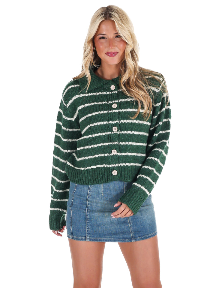 All to Yourself Stripe Cardigan