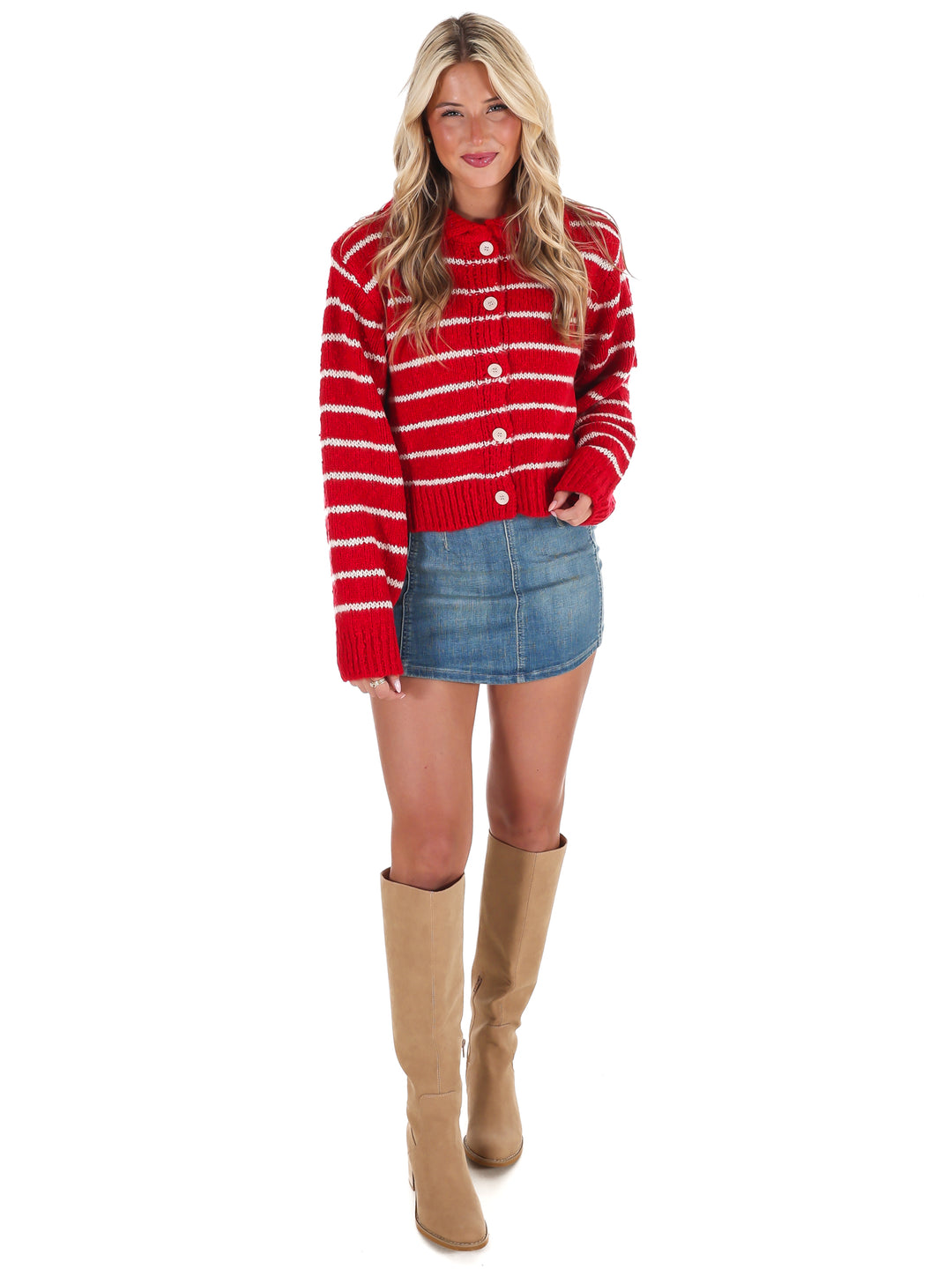 All to Yourself Stripe Cardigan