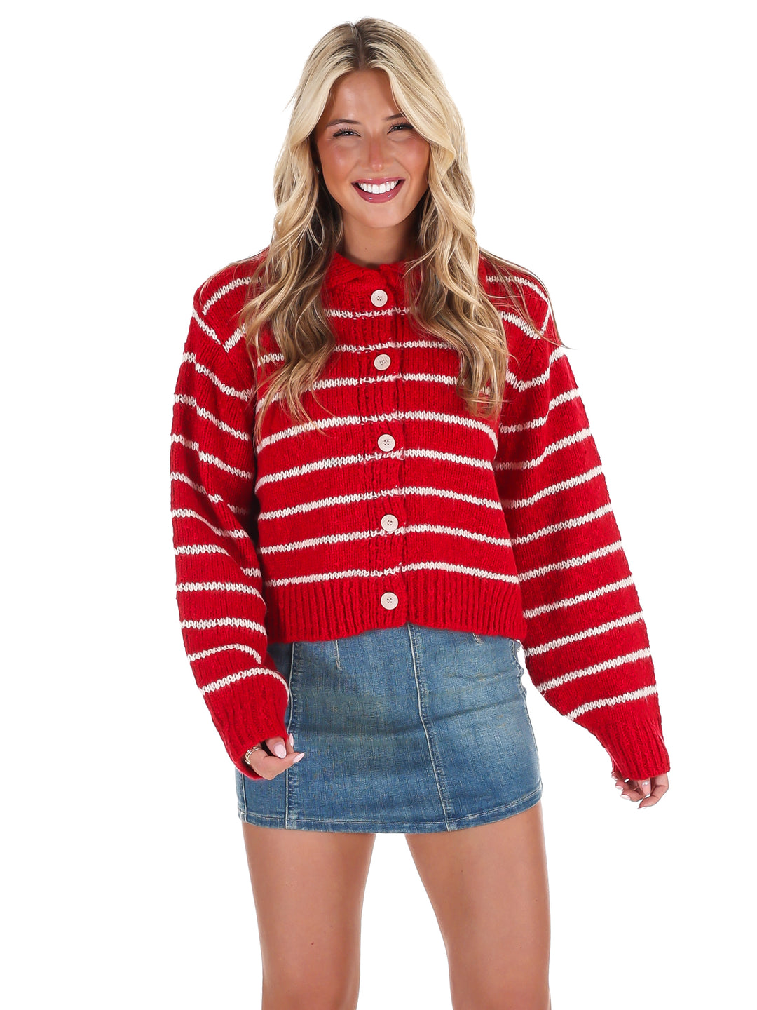 All to Yourself Stripe Cardigan