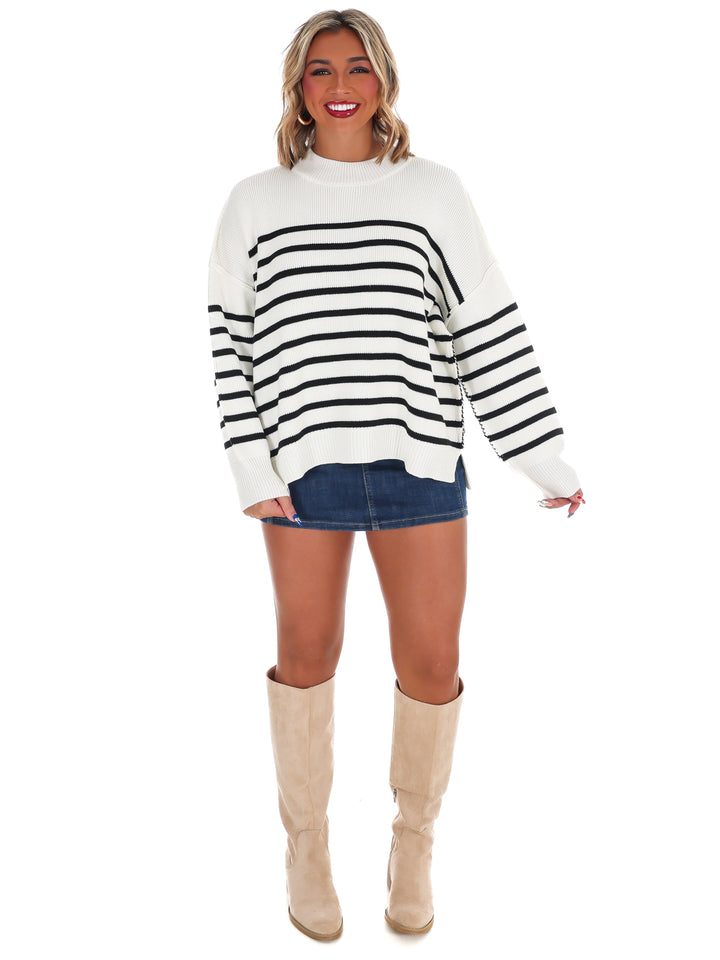 Eloise Striped Sweater Doorbuster