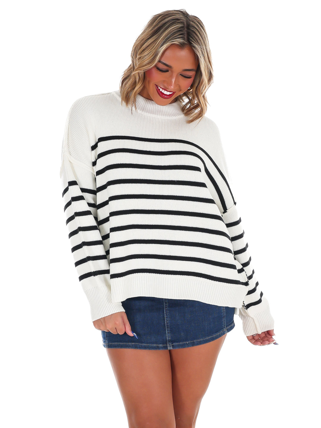Eloise Striped Sweater Doorbuster