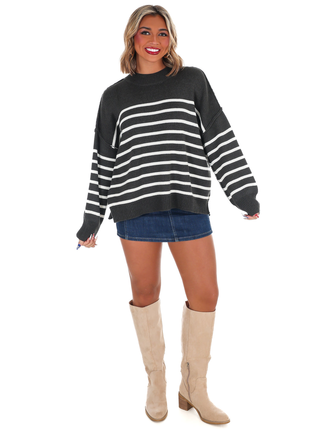 Eloise Striped Sweater Doorbuster