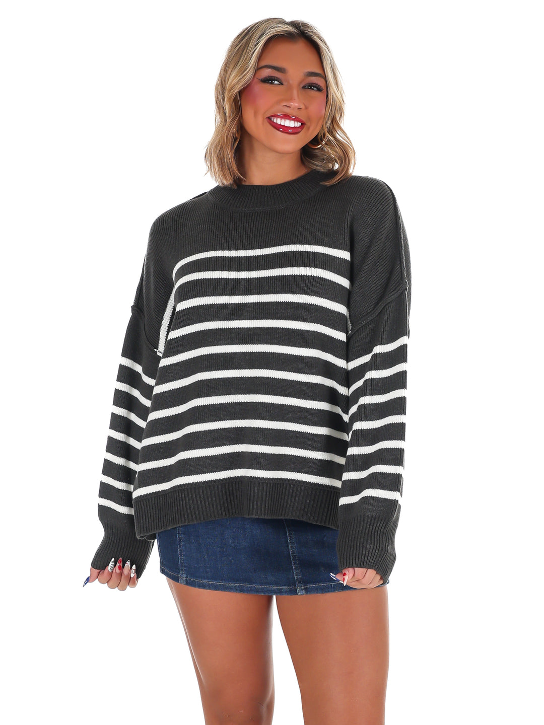 Eloise Striped Sweater Doorbuster