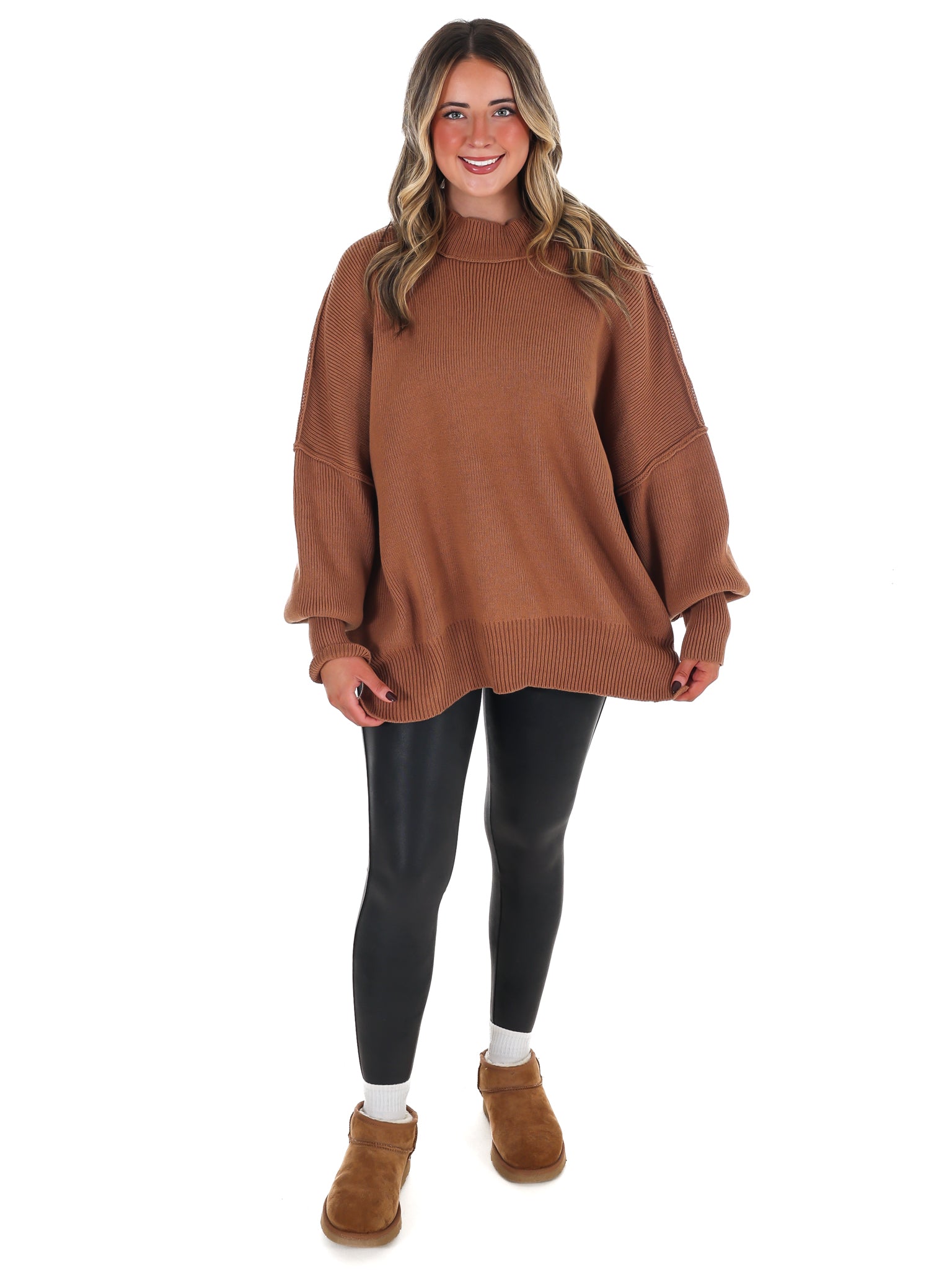 Easy Oversized Ribbed Sweater Doorbuster – Josie's Boutique
