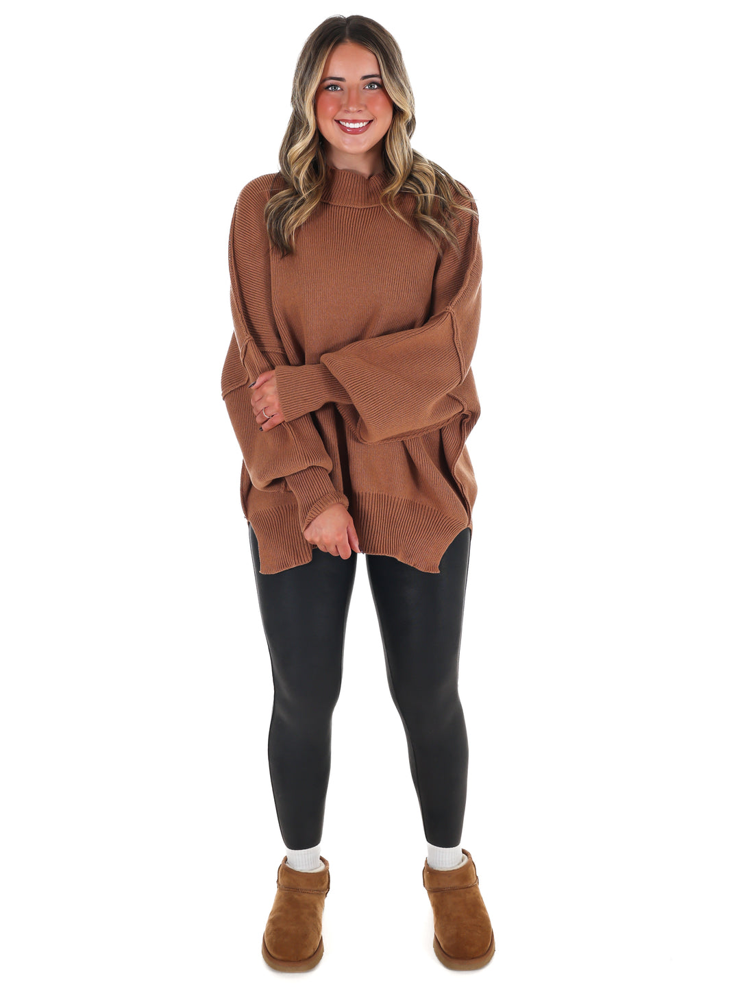 Easy Oversized Ribbed Sweater Doorbuster