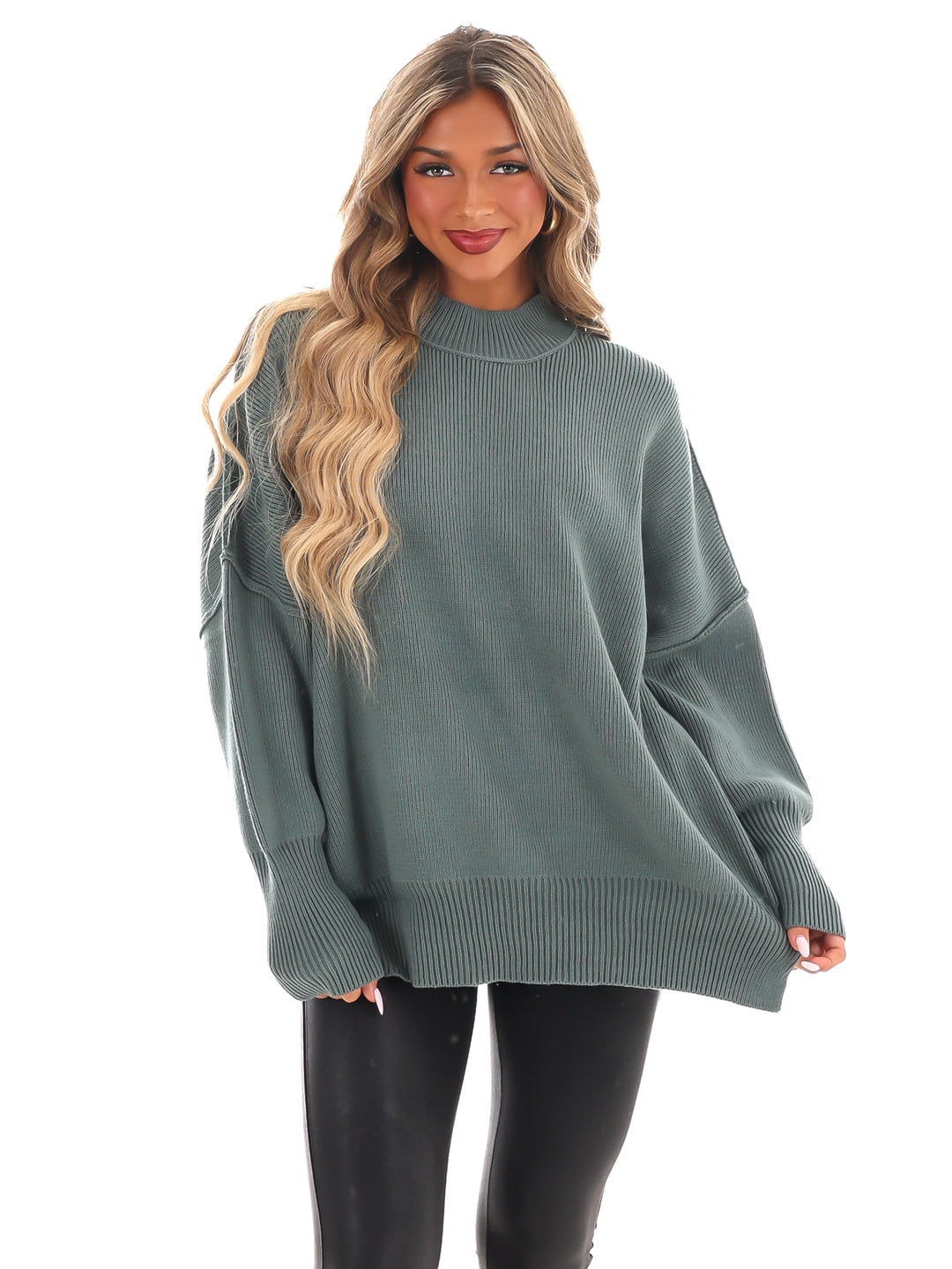 Easy Oversized Ribbed Sweater